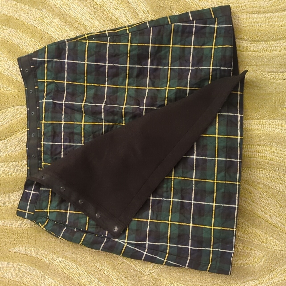 UNIQLO - Reversible quilted plaid skirt - Picture 2 of 3